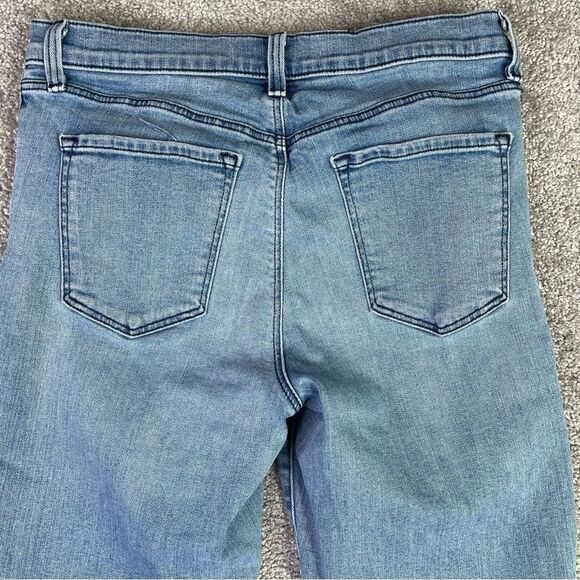 J Brand Jeans Women’s 28 Blue Straight Capri Mid-Rise Light Wash Denim Ruby - Picture 4 of 14